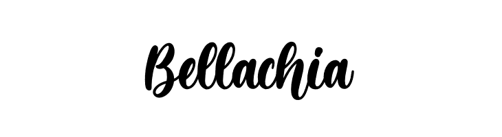 Bellachia  font caratteri gratis