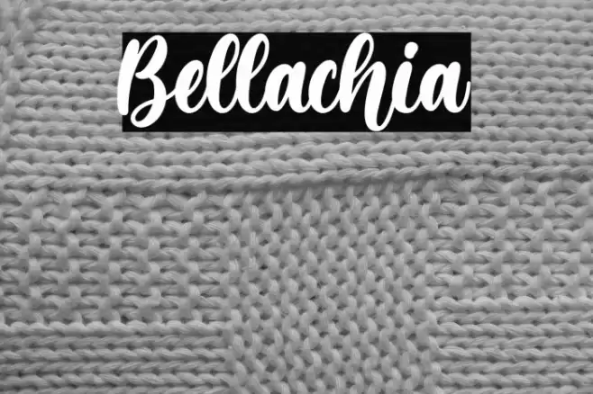 Bellachia Font examples