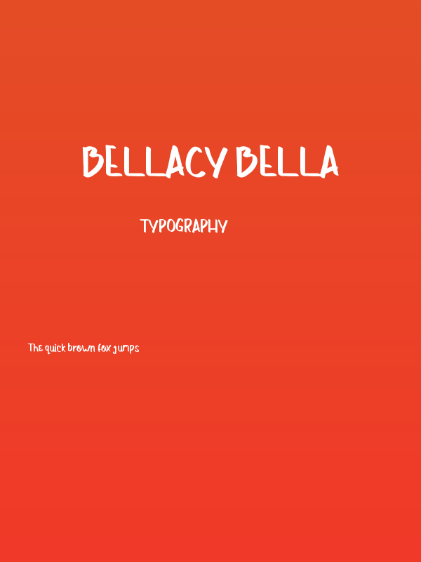 Bellacy Bella Poster