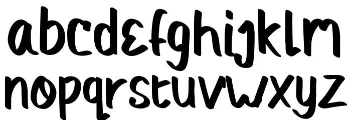 Bellacy Bella Font LOWERCASE