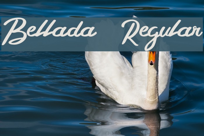 Bellada Regular Font examples