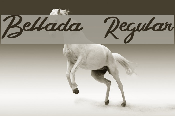 Bellada Regular Font examples