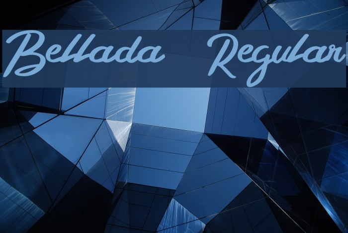 Bellada Regular Font examples
