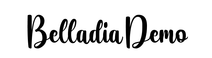 Belladia-Demo  font caratteri gratis