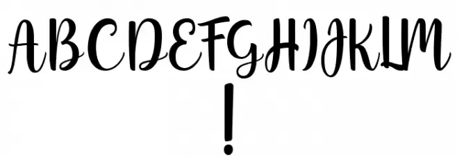 Belladia-Demo Font OTHER CHARS