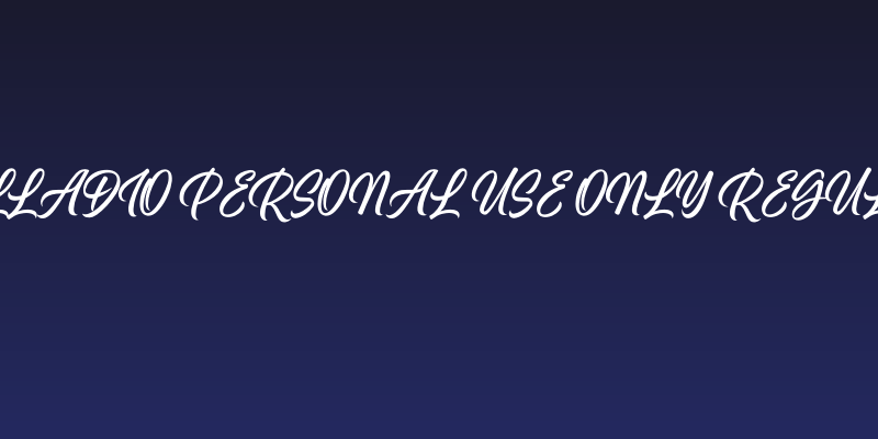 Belladio PERSONAL USE ONLY Regular Social Header