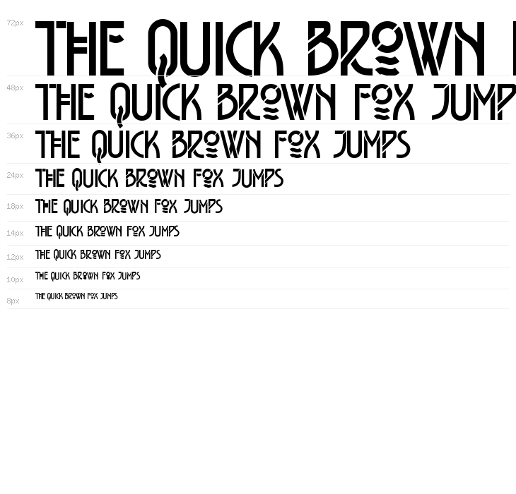 Belladona Stencil Waterfall