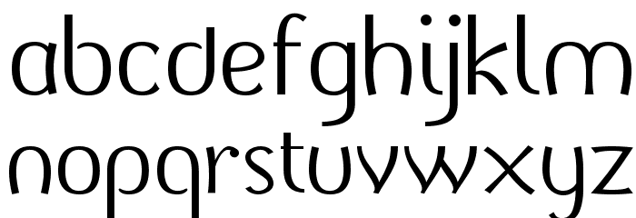 Belladone Font LOWERCASE