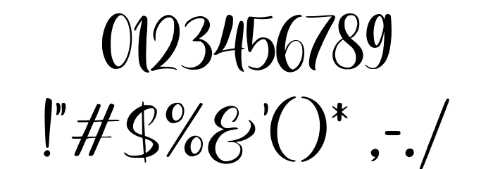 Belladonia Font OTHER CHARS