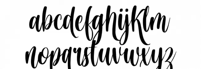 Belladonia Font LOWERCASE