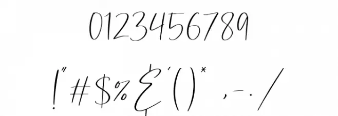 Belladonna Font OTHER CHARS