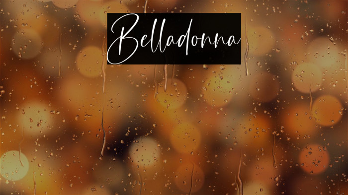 Belladonna Example 3