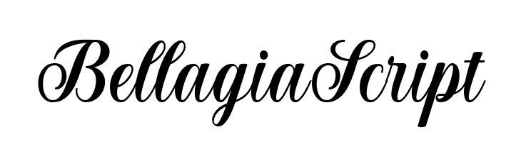 BellagiaScript  Frei Schriftart Herunterladen