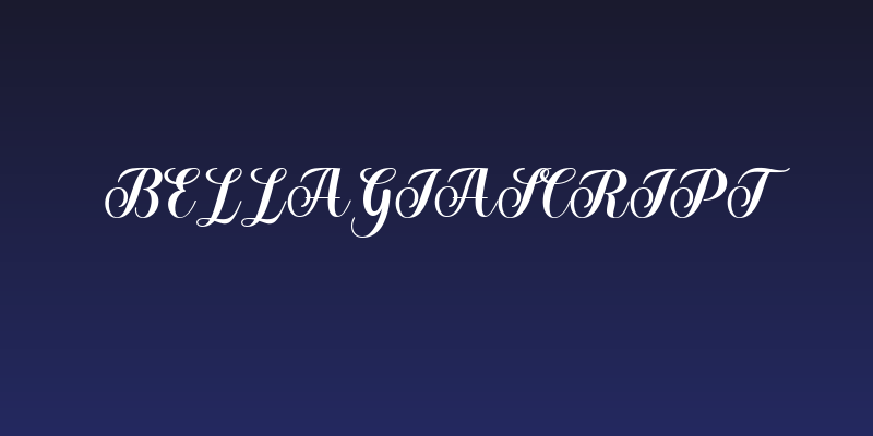 BellagiaScript Social Header