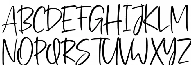 Bellagio Regular Schriftart Groß
