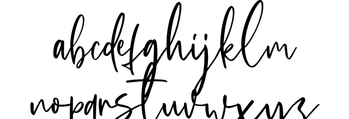 Bellagio Regular Font LOWERCASE