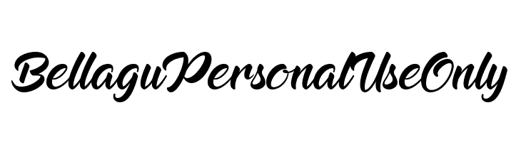 Bellagu Personal Use Only لخطوط تنزيل