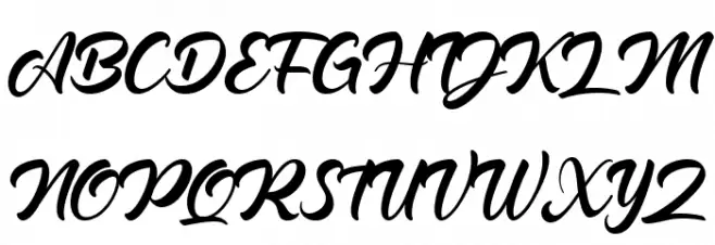 Bellagu Personal Use Only Schriftart Groß