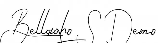 Bellaigho S Demo  Frei Schriftart Herunterladen