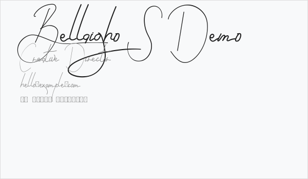 Bellaigho S Demo Business Card