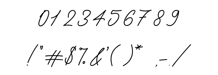Bellair Font OTHER CHARS