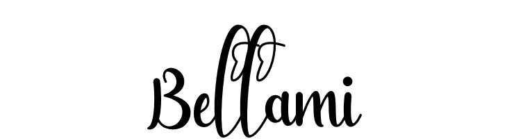 Bellami  免费字体下载