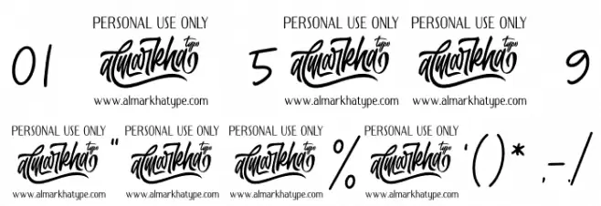 Bellamona Font OTHER CHARS