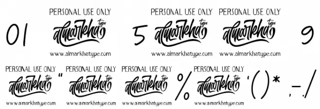 Bellamona Font OTHER CHARS