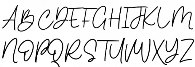 Bellamona Schriftart Groß