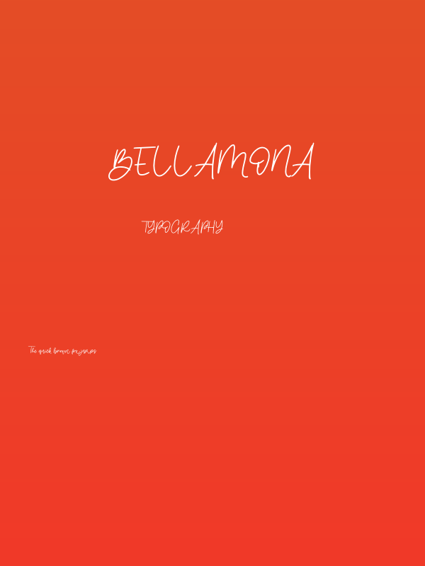 Bellamona Poster