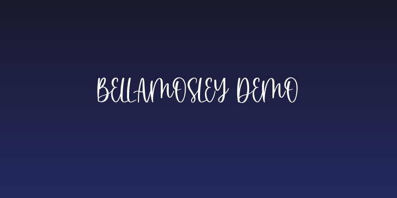 Bellamosley Demo Social Header