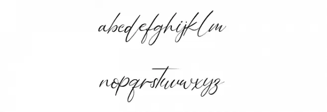 Bellamy Signature Fuentes MINÚSCULAS