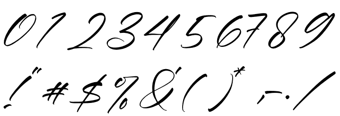 Bellandra Dessert Font OTHER CHARS
