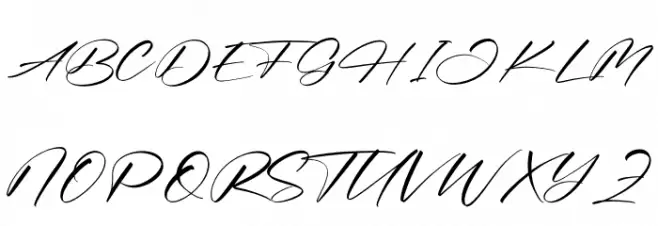 Bellandra Dessert Font UPPERCASE