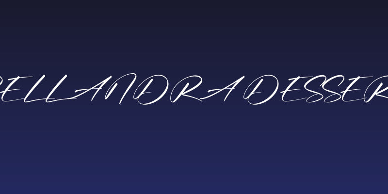 Bellandra Dessert Social Header