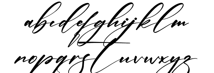 Bellandra Dessert Font LOWERCASE
