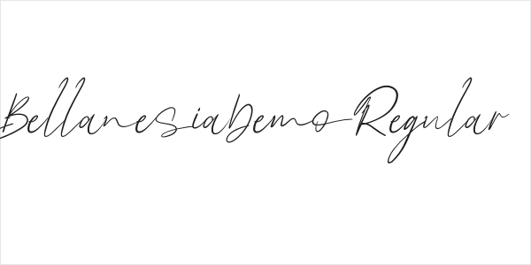 BellanesiaDemoRegular Logo