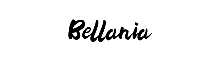 Bellania  baixar fontes gratis