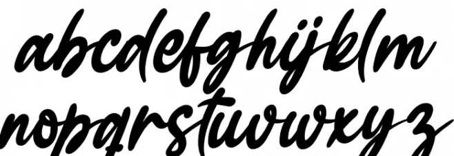 BellaniaRegular फ़ॉन्ट लोअरकेस