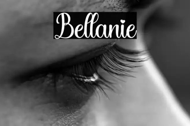Bellanie Font examples