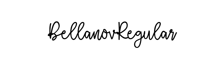 Bellanov-Regular  font caratteri gratis
