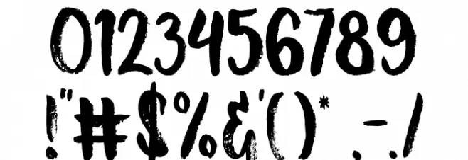 Bellanovie Personal Use Only Font OTHER CHARS