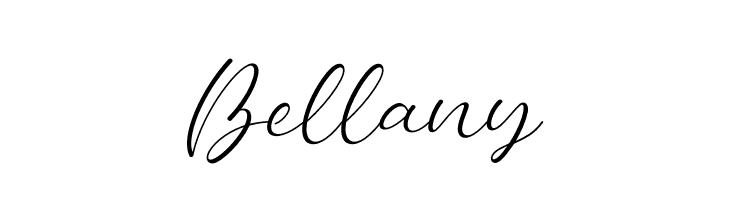 Bellany  नि: शुल्क फ़ॉन्ट्स डाउनलोड