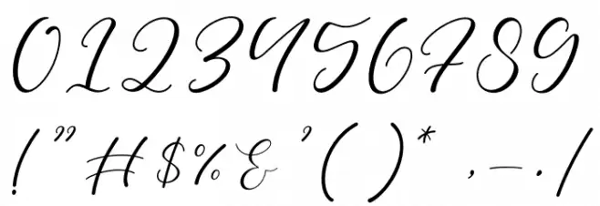 Bellany Font OTHER CHARS