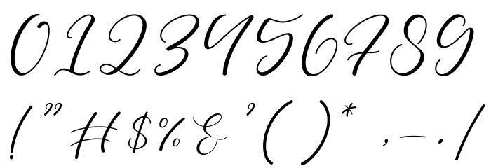 Bellany Font OTHER CHARS