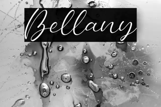 Bellany Font examples