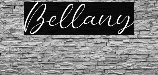 Bellany Font examples