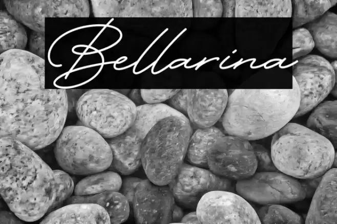 Bellarina Font examples