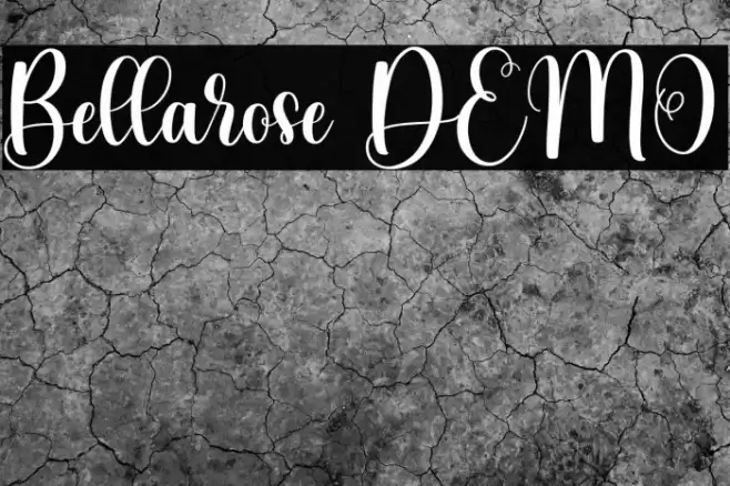 Bellarose DEMO Font examples