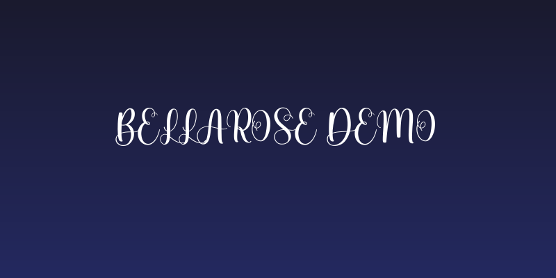 Bellarose DEMO Social Header